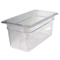 BACINELLA IN POLICARBONATO GN 1/3 dimensioni 32,5x17,5 altezza 150 capacità 5,8 lt